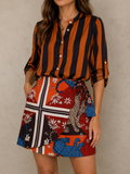 Camicia a righe blu