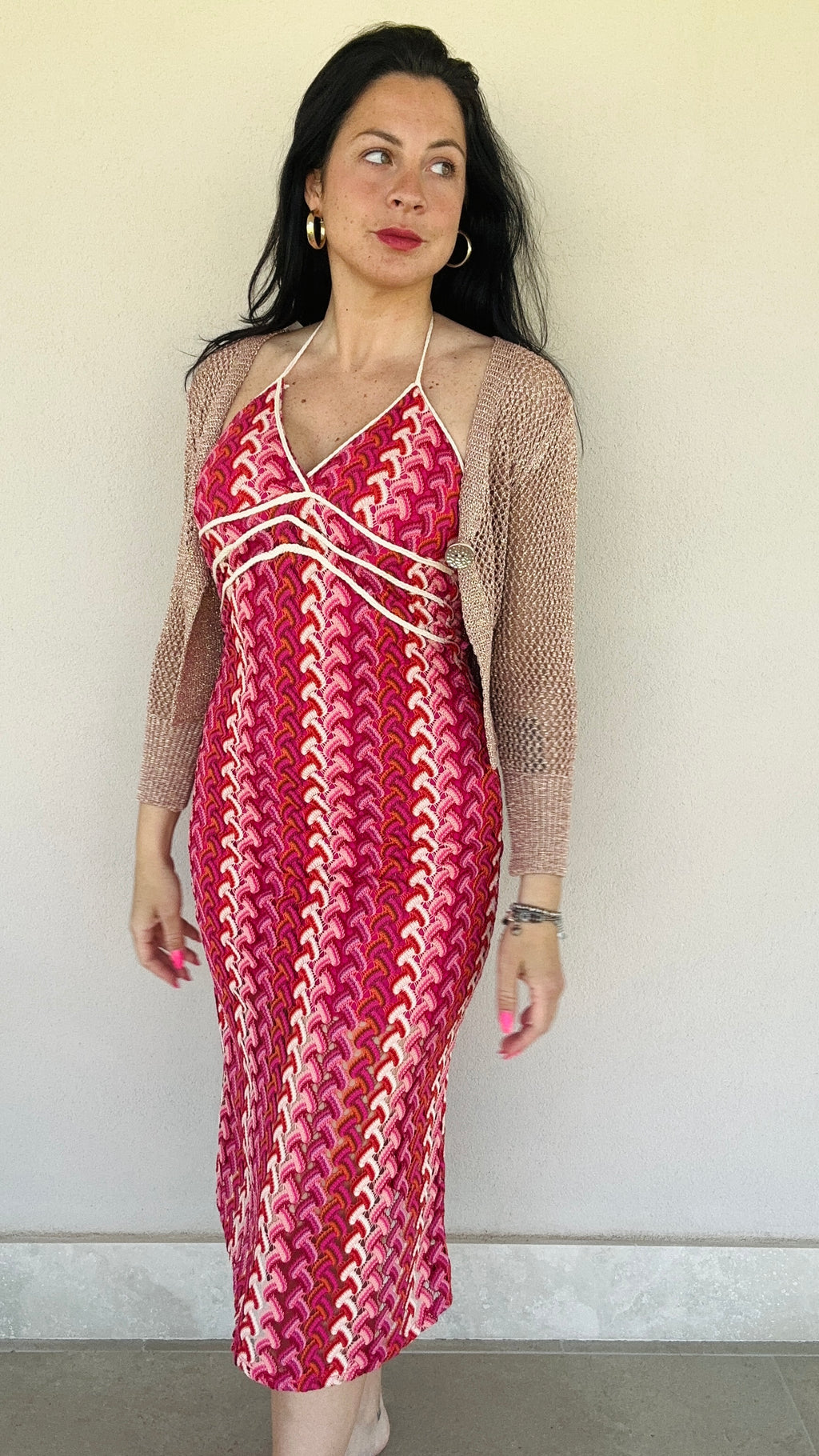 Abito lungo crochet Tulum