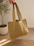 Shopper crochet sabbia