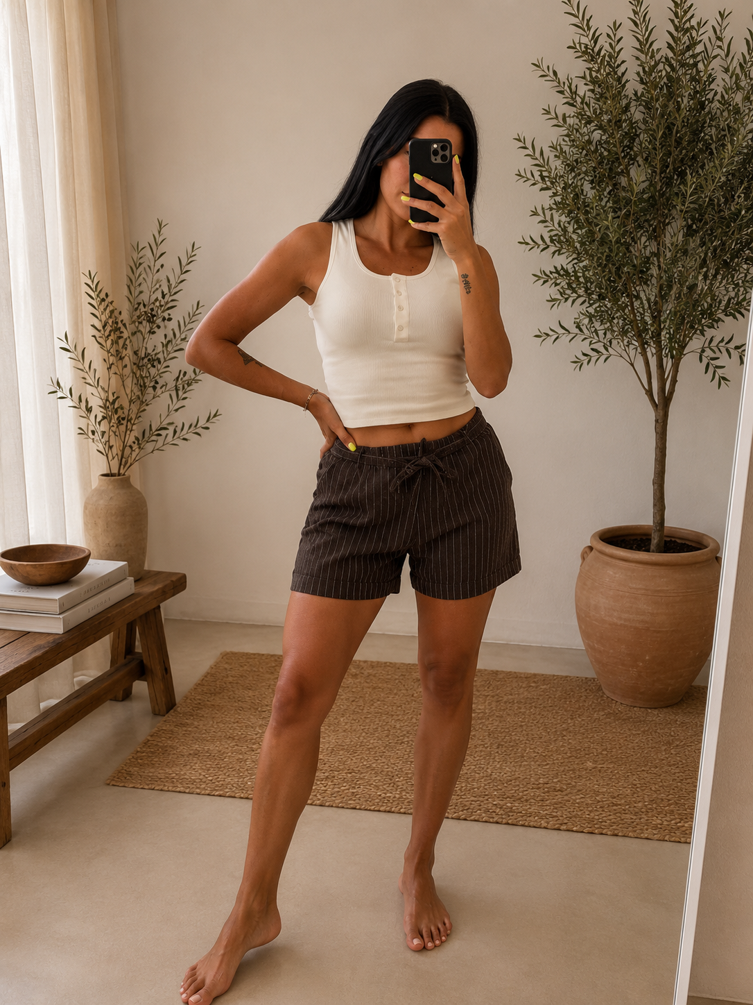 Shorts righe