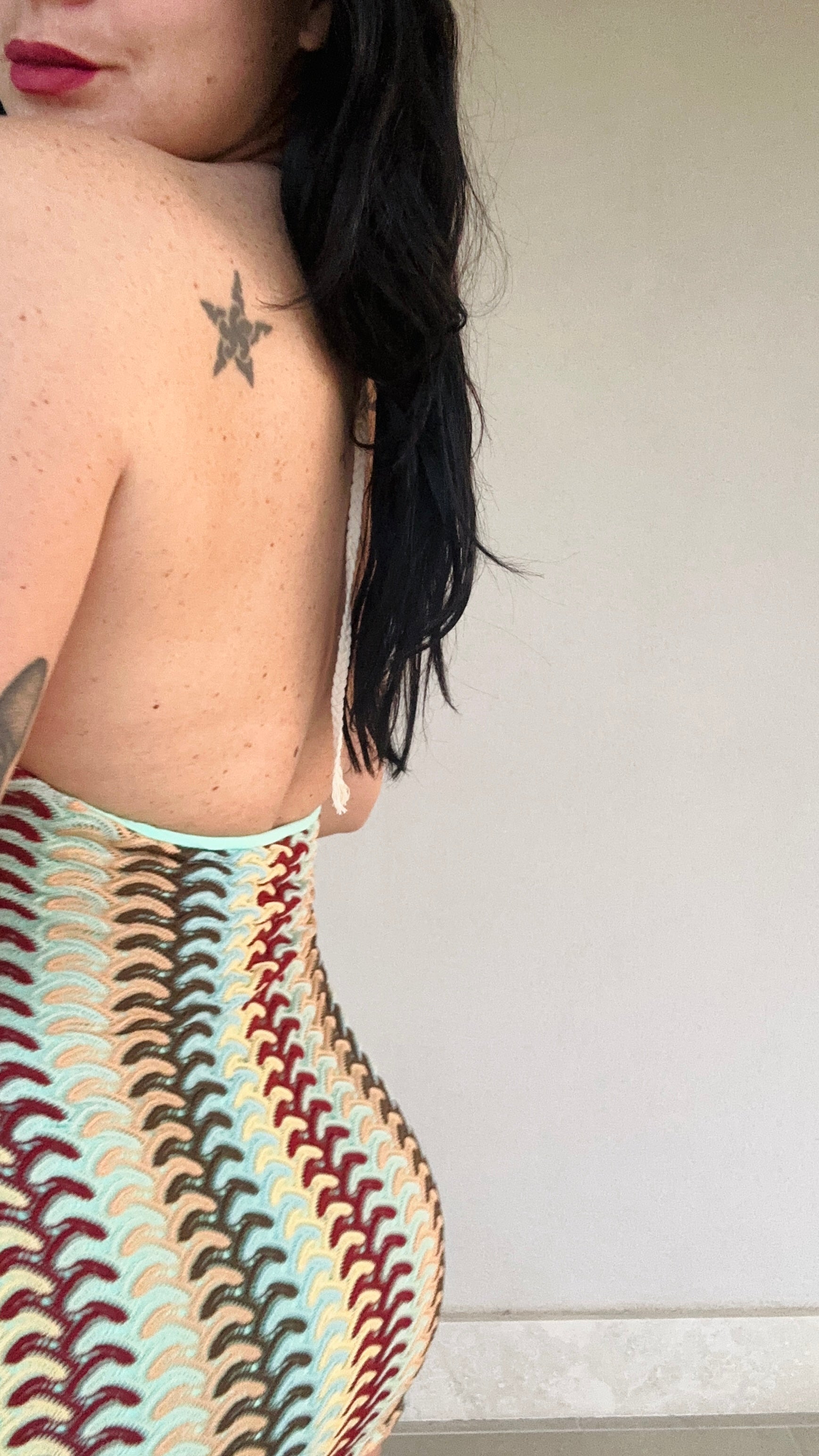 Abito corto crochet Tulum