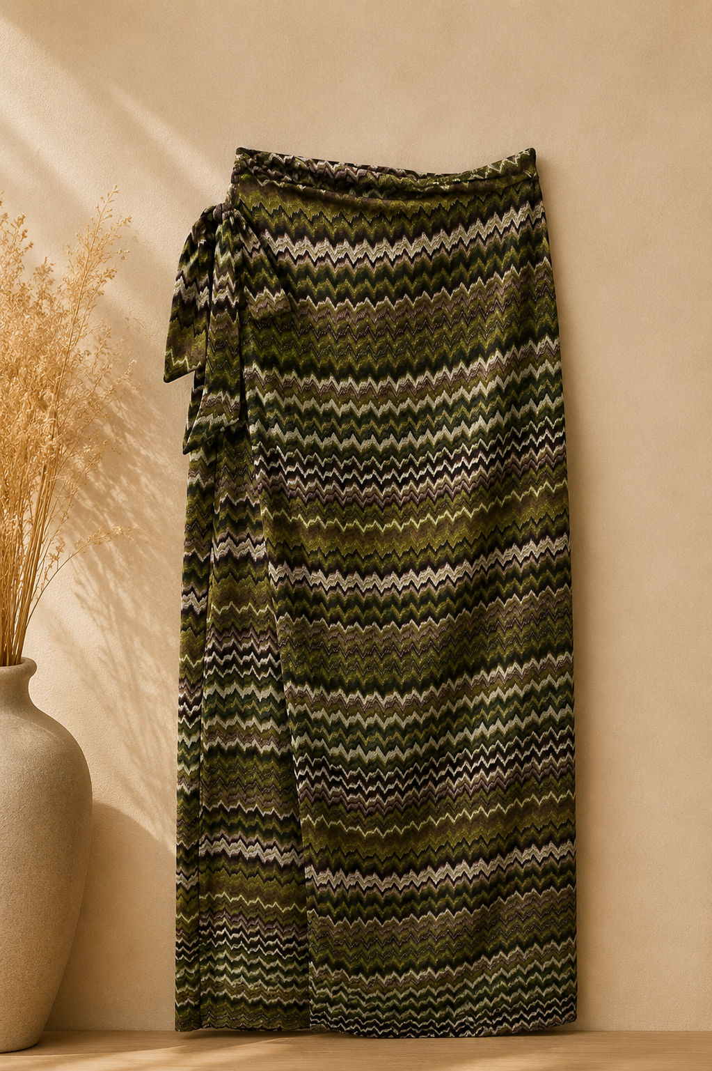 Gonna Pareo Midi Chevron