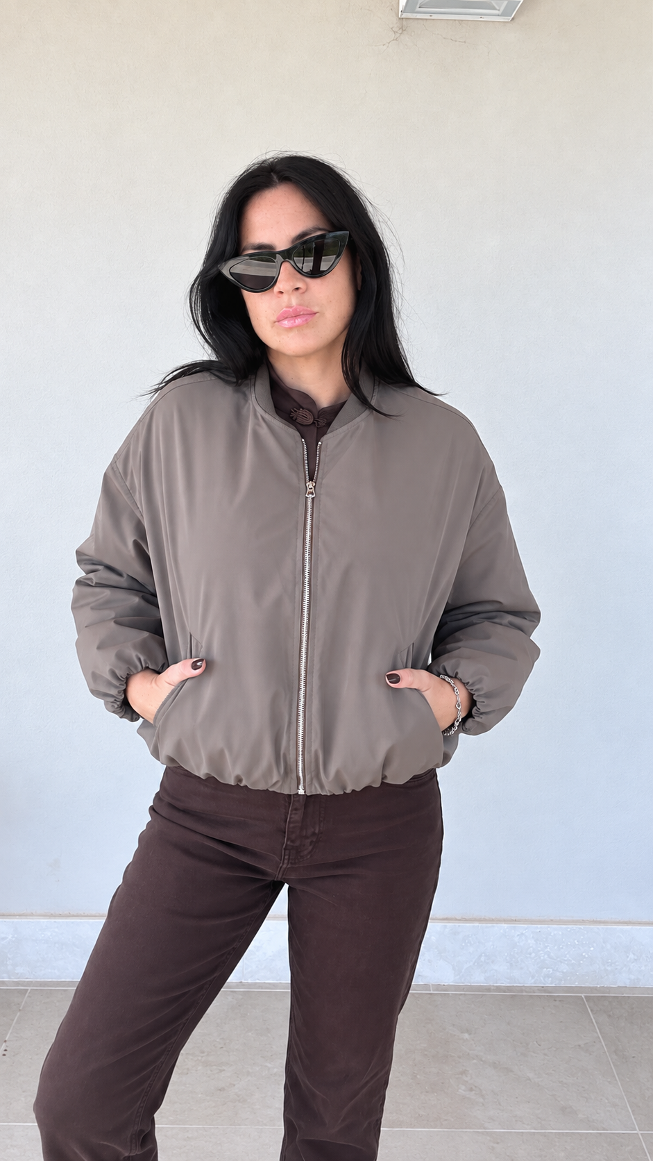 Bomber beige