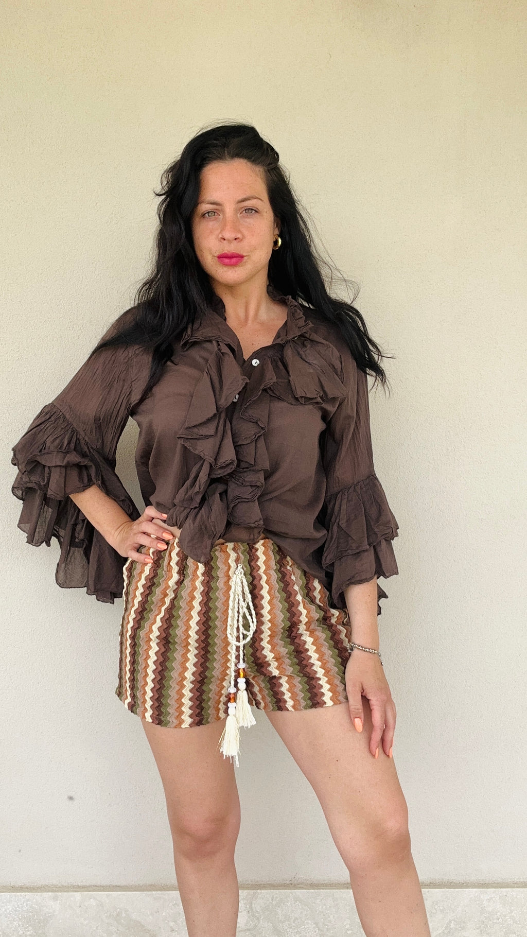 Shorts zig zag candy