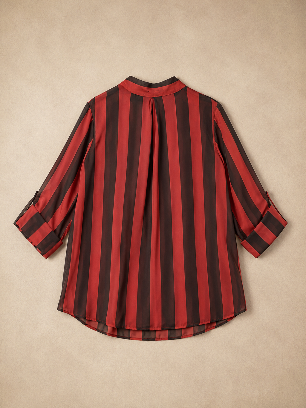 Camicia a righe mattone