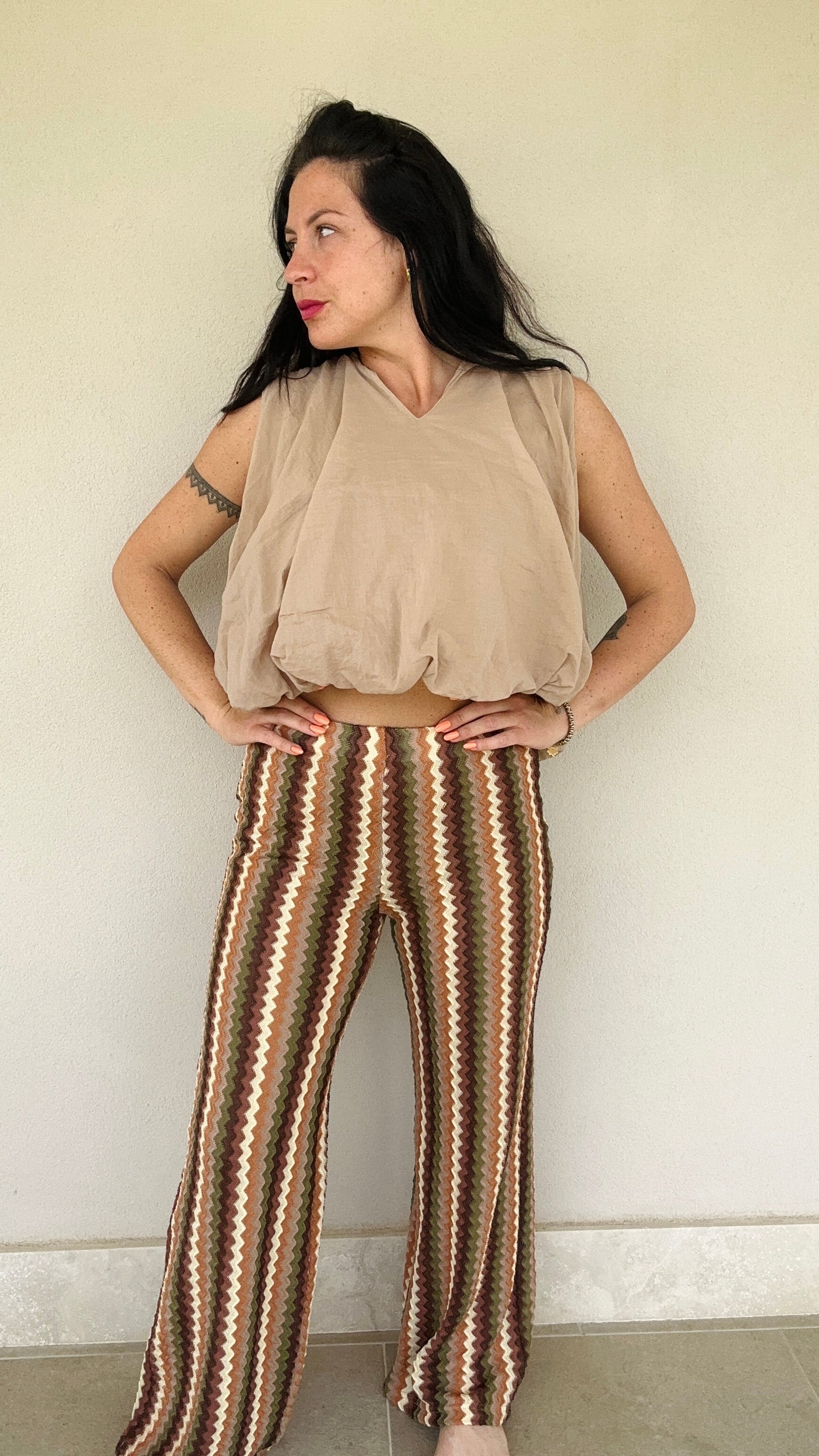 Pantalone zig zag candy