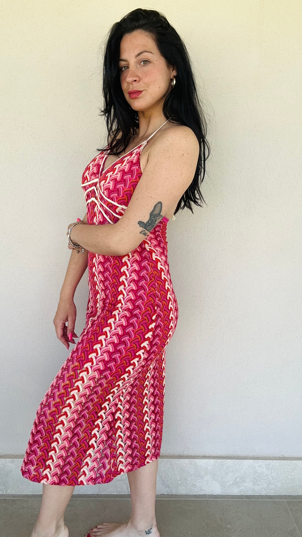 Abito lungo crochet Tulum