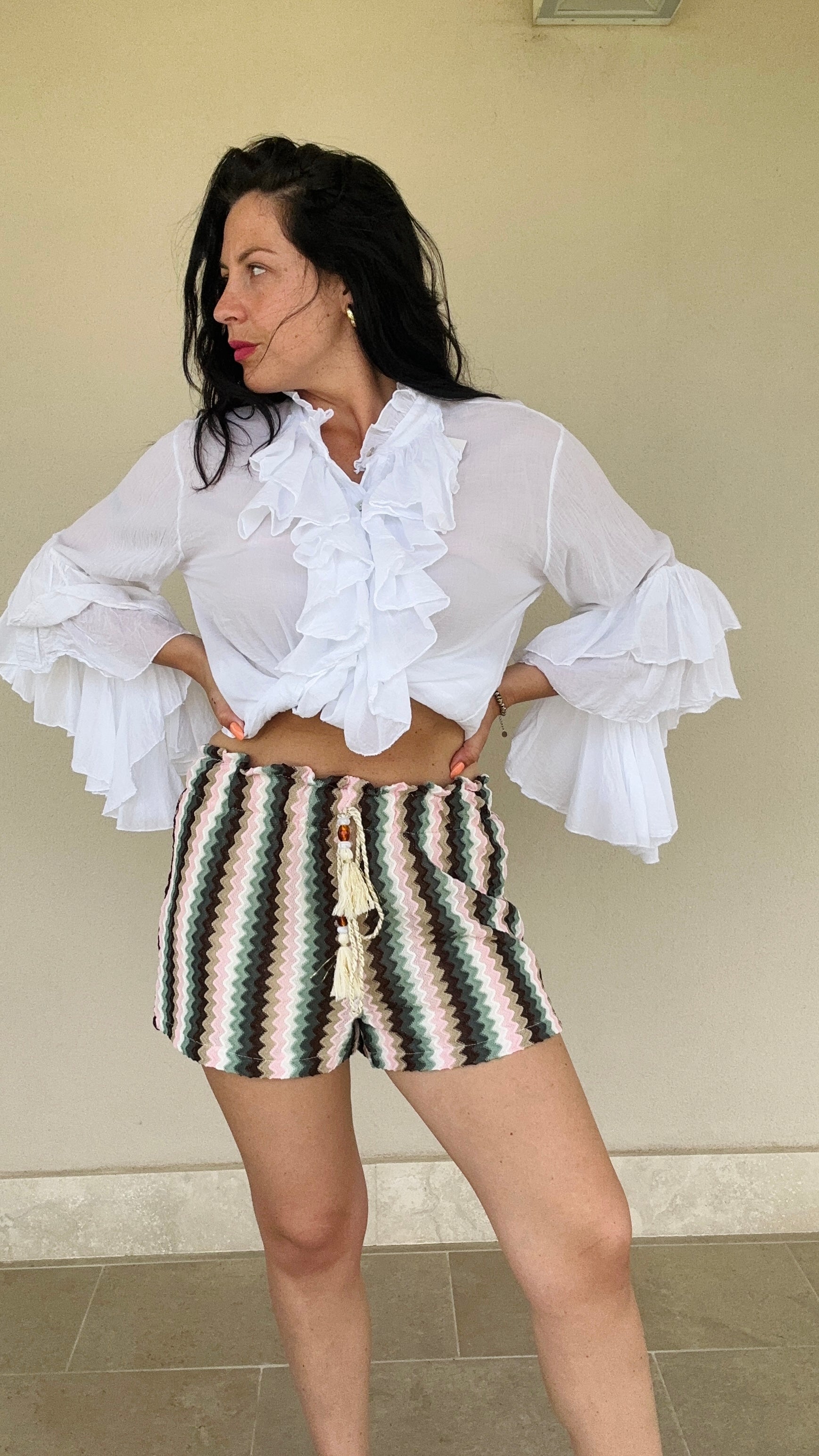 Shorts zig zag candy