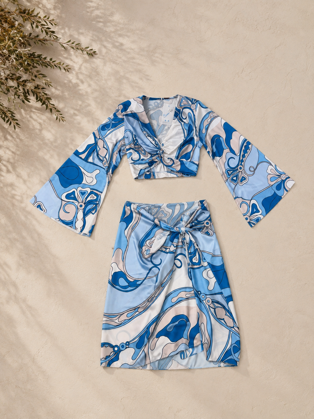 Camicia Isla celeste
