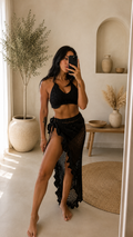 Set crochet con balze