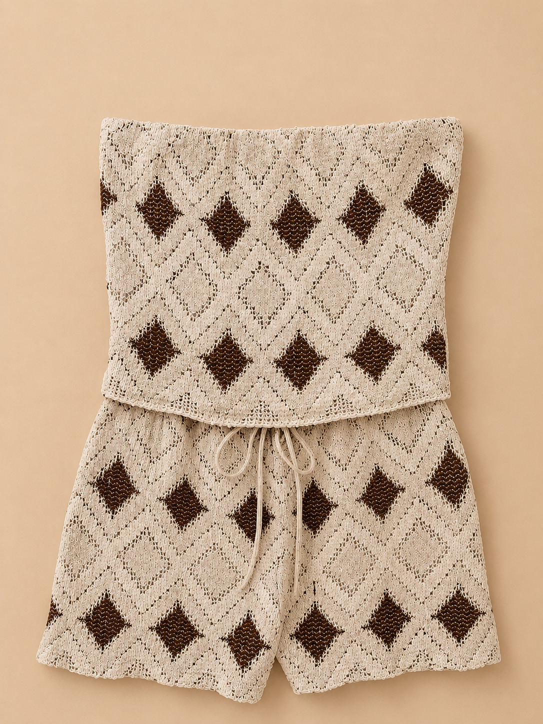 Coordinato Boho con Top Fascia e Minigonna