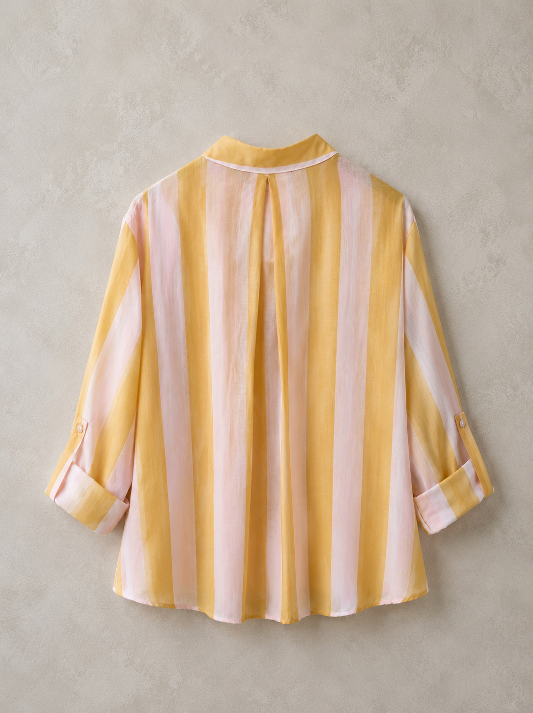 Camicia a righe gialla