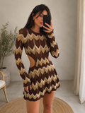 Abito traforato in lurex