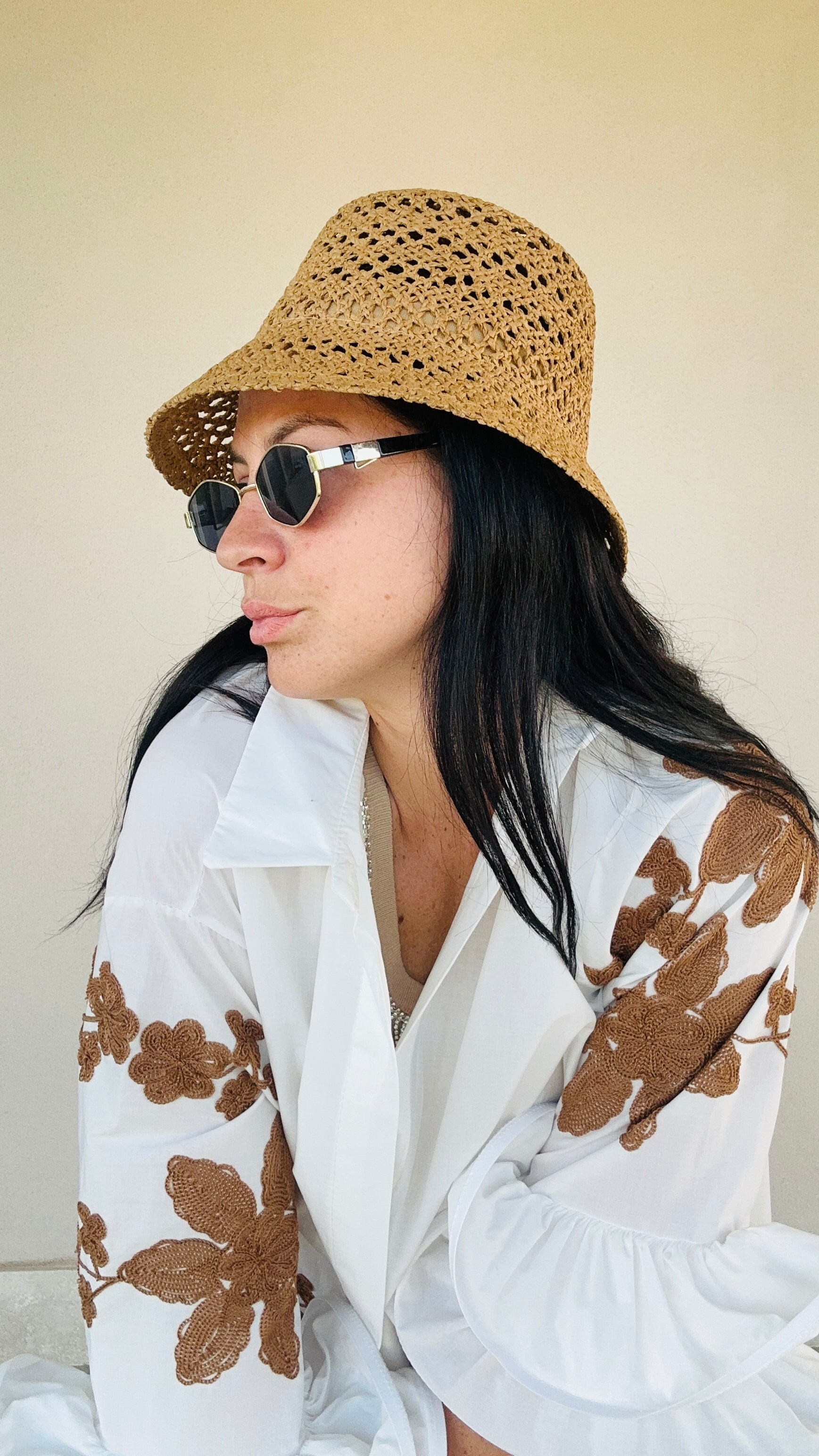 Cappello in rafia