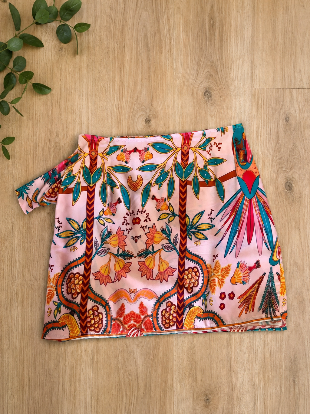 Gonna pareo fantasia rosa