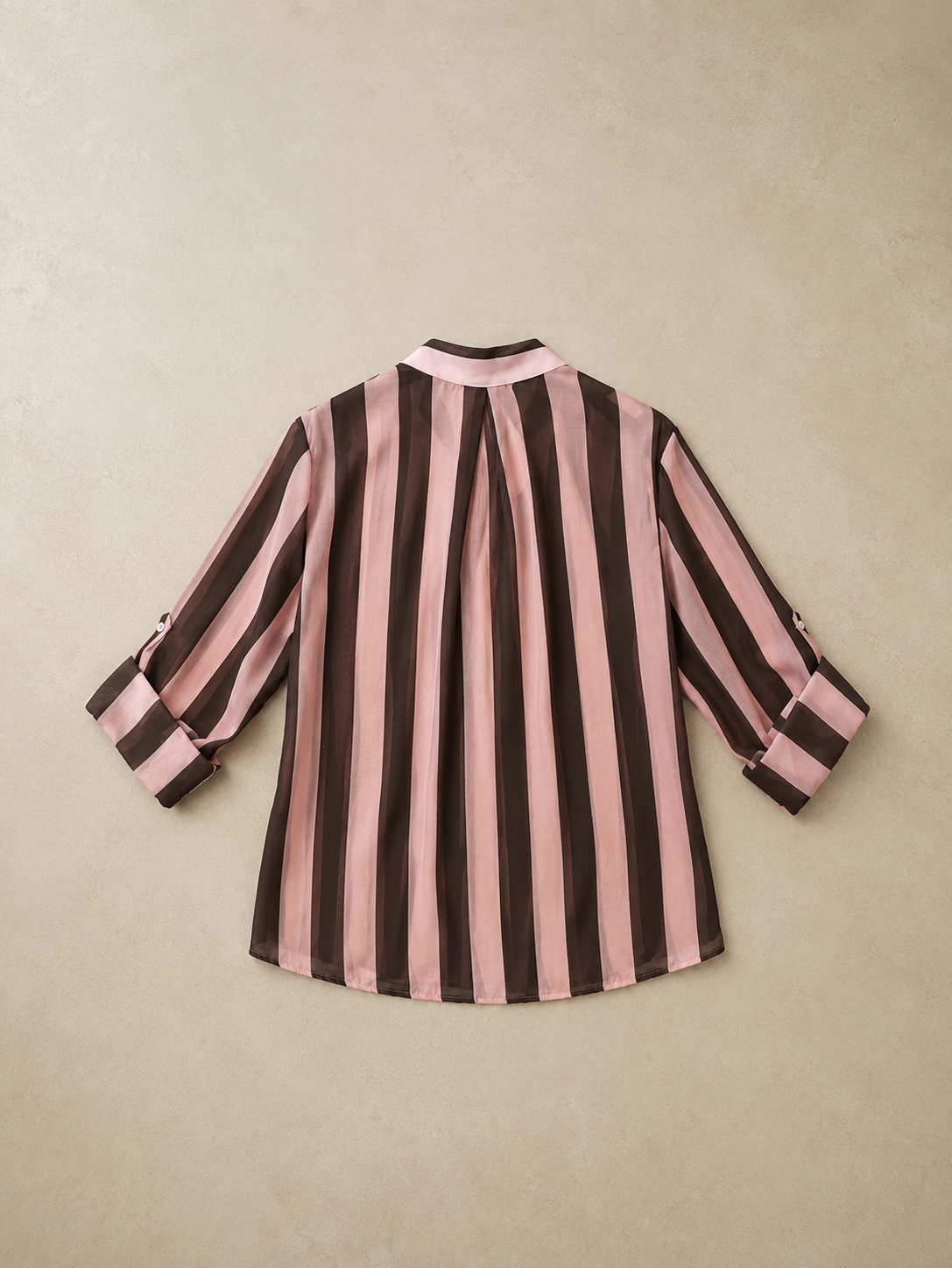 Camicia a righe rosa