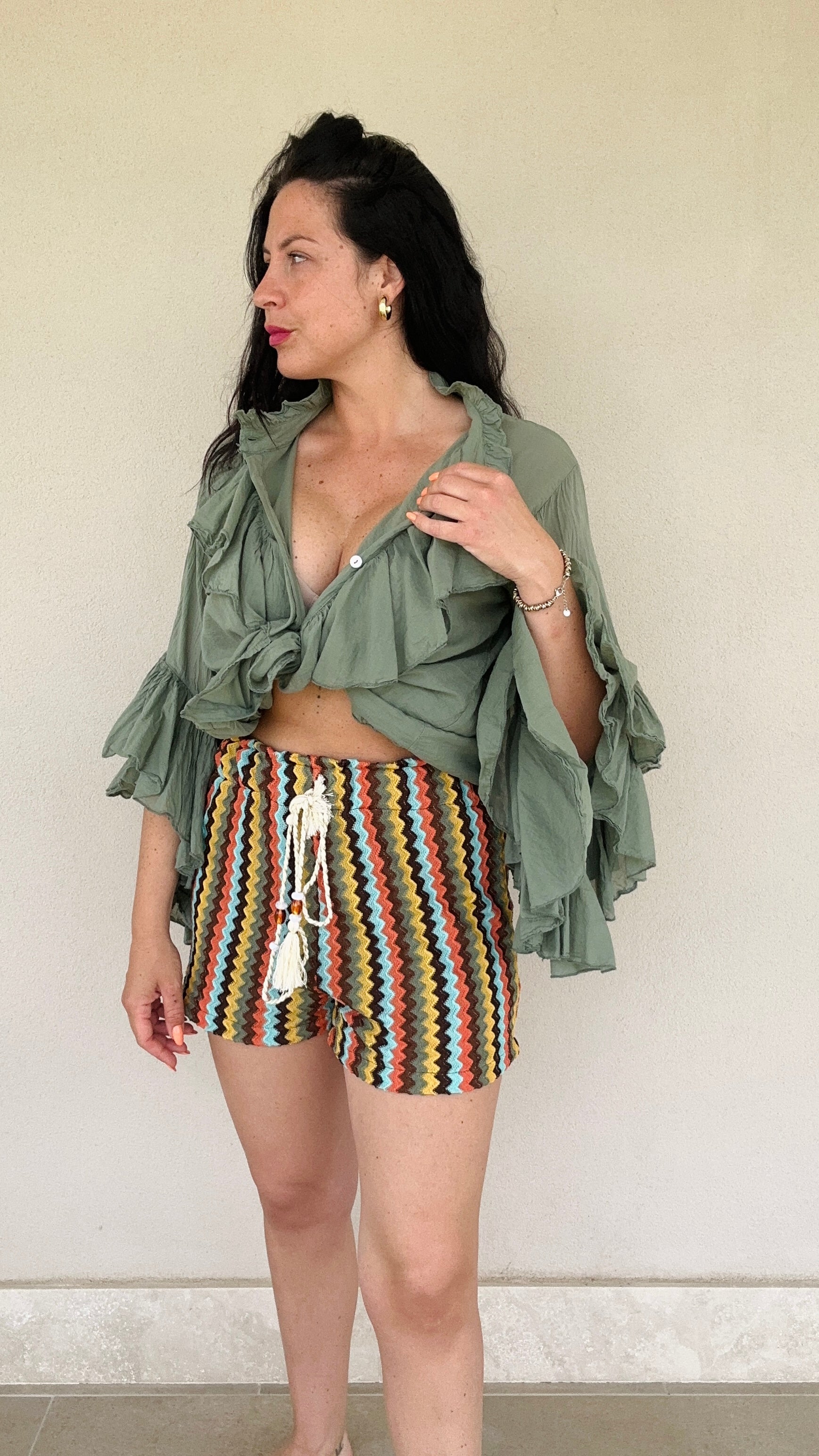 Shorts zig zag candy