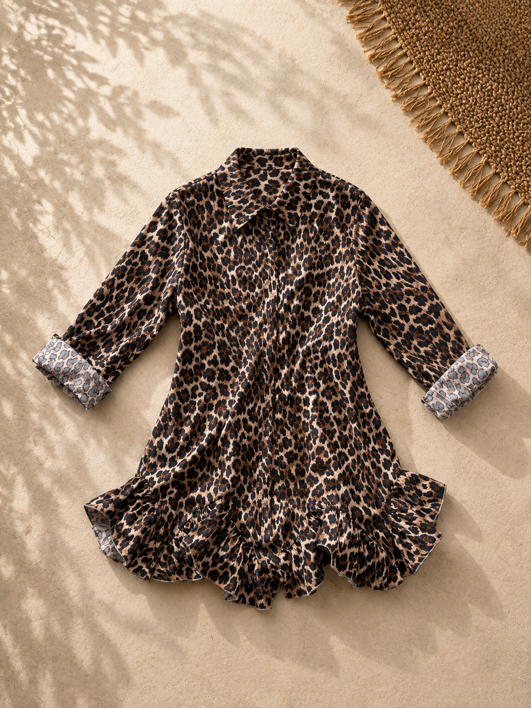 Camicia/Abito leopardato