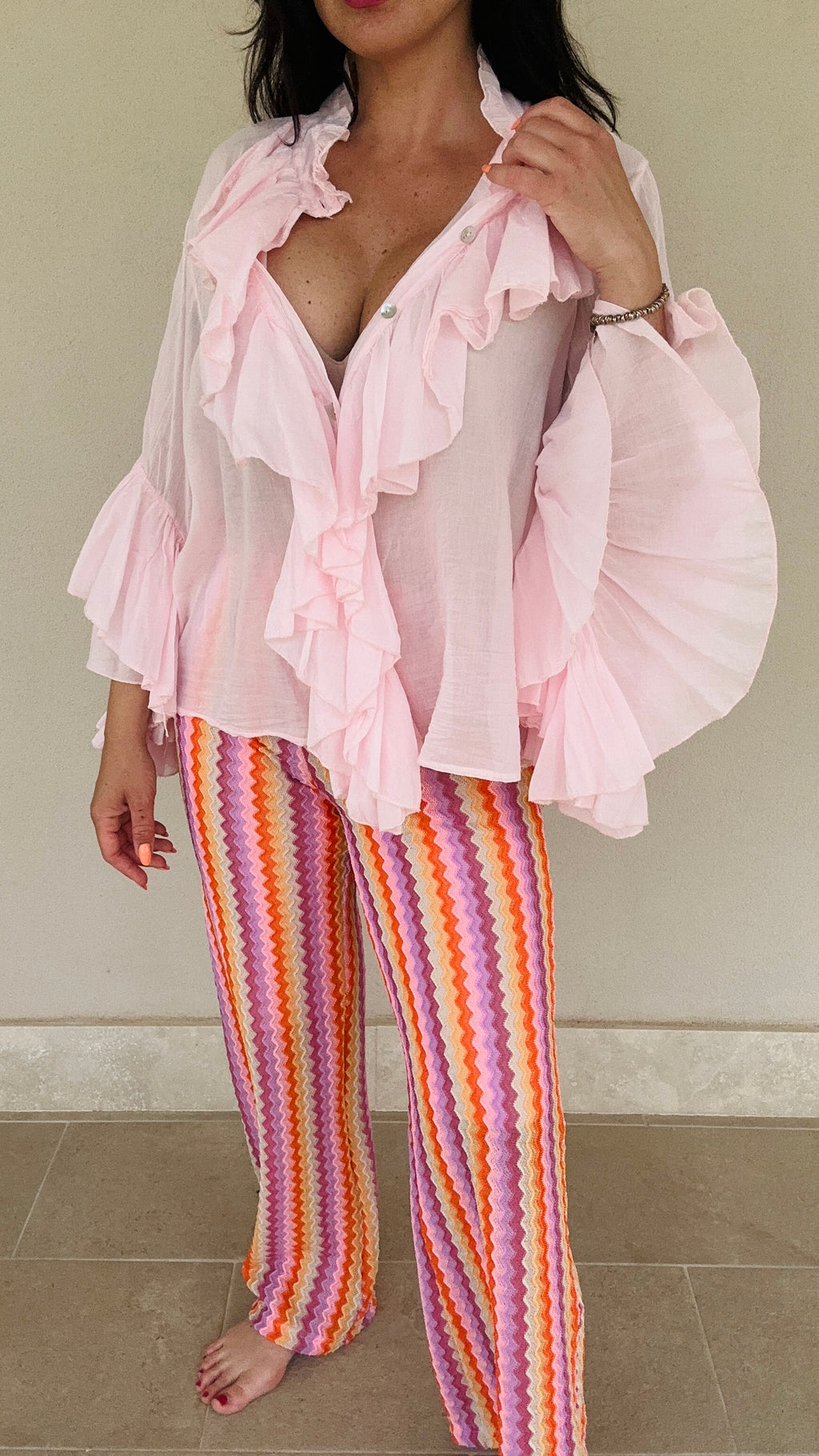 Pantalone zig zag candy