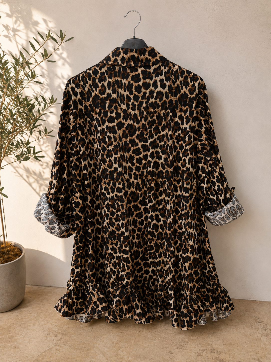 Camicia/Abito leopardato
