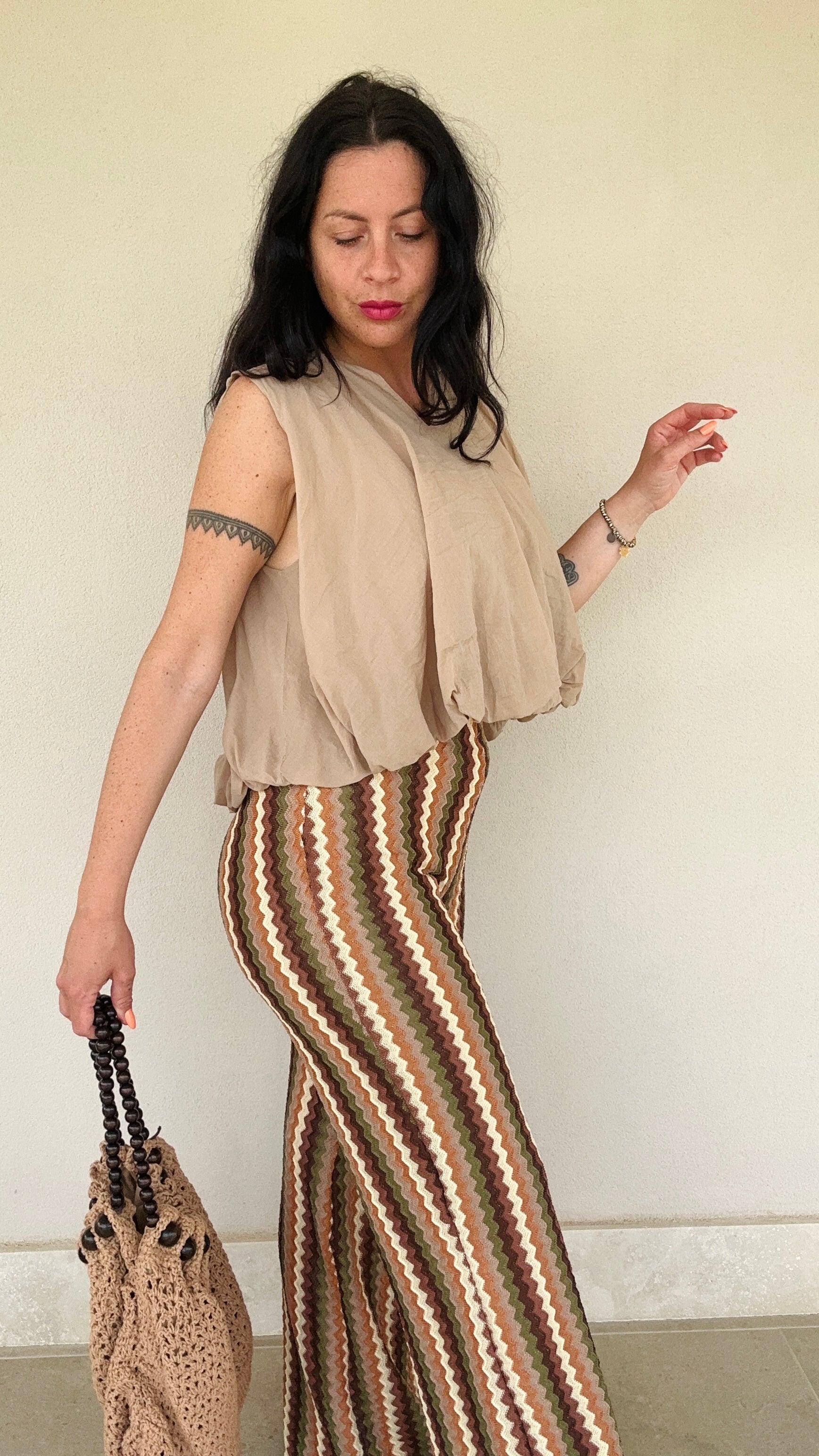 Pantalone zig zag candy