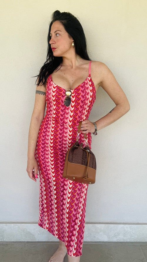 Abito lungo crochet Conchiglia