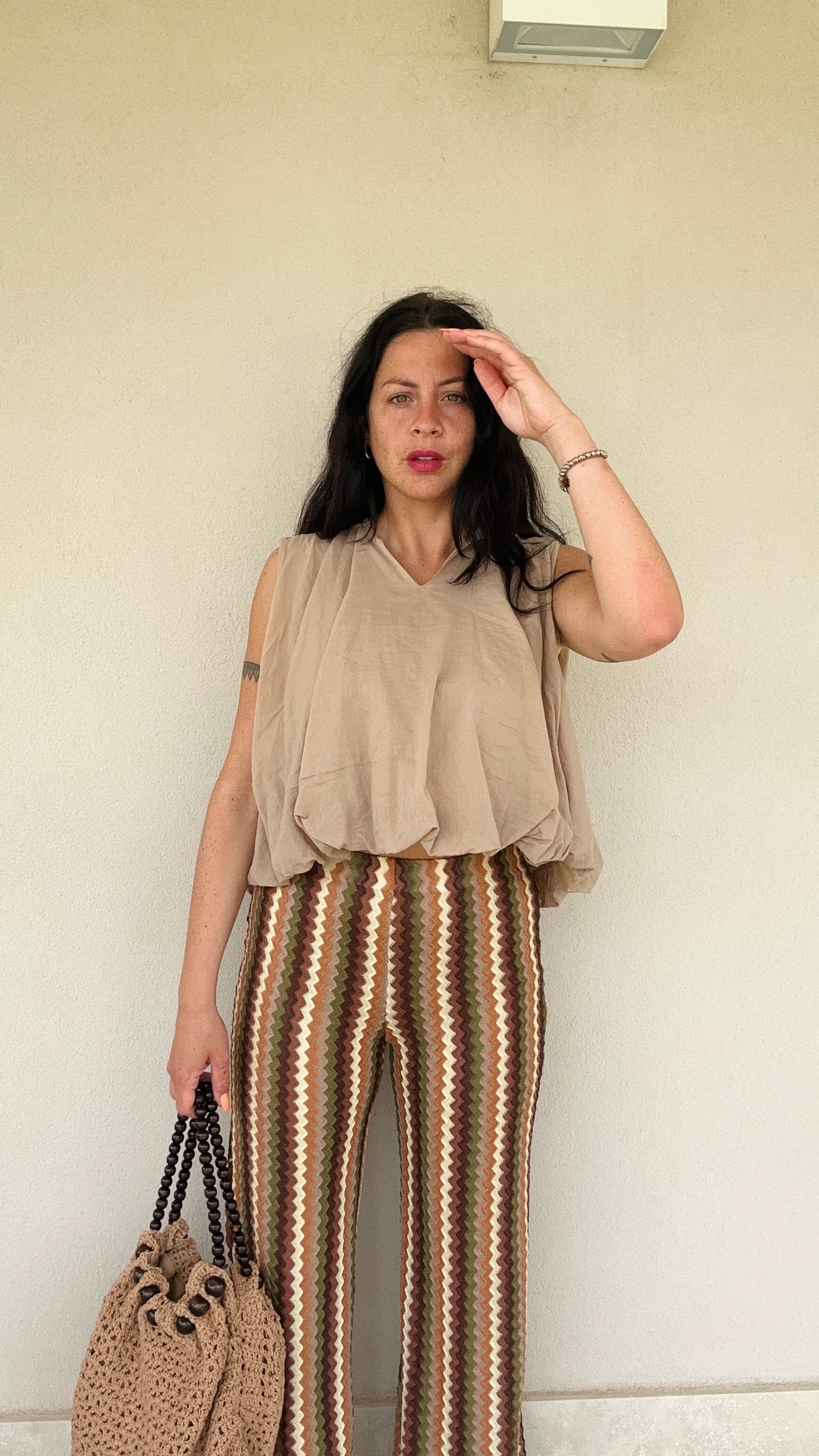 Pantalone zig zag candy